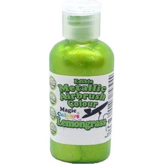 Airbrush farba perleťová Magic Colours (55 ml) Lemongrass ABMLMG dortis