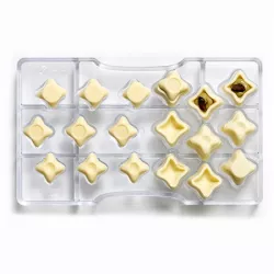 Forma na čokoládu hviezdy 20×12×1,2 cm - Decora