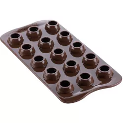 Silikónová forma na čokoládu 3D vajíčko špirála - Silikomart