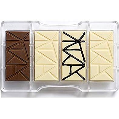 Geometrické tvary vo forme na čokoládu - Decora