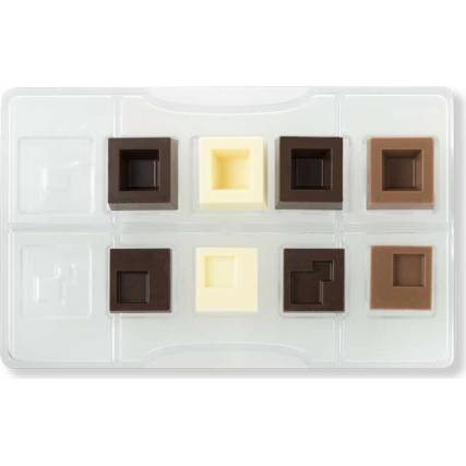 Forma na čokoládu - štvorce