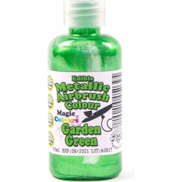 Airbrush farba perleťová Magic Colours (55 ml) Garden Green ABMGRN dortis