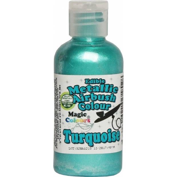 Airbrush farba perleťová Magic Colours (55 ml) Turquoise ABMTRQ dortis
