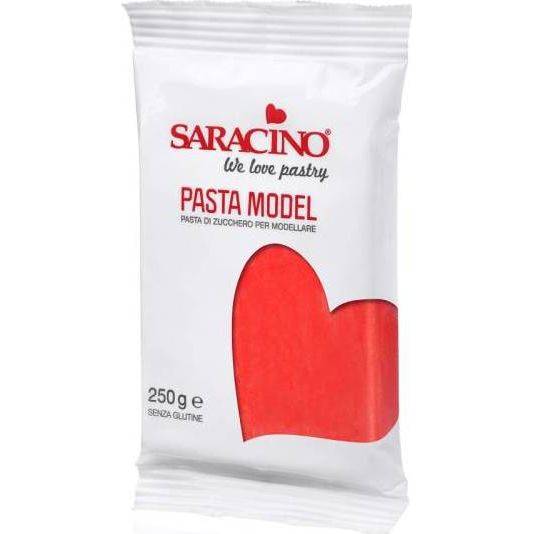 Modelovacia hmota červená 250 g DEC022A Saracino