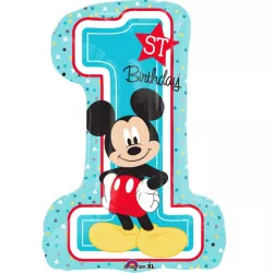 Fóliový balón Mickey 48×71 cm číslo 1 - Amscan