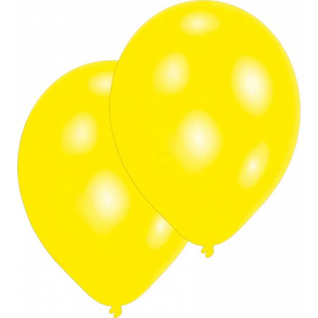 Latexové balóniky žlté 10 ks 27,5 cm