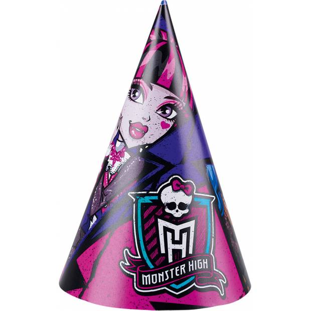Narodeninová čiapočka Monster High 6 ks 16 cm
