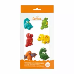 6 ks cukrového zdobenia Dinosauri - Decora