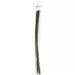 Záložky: Zelené květinové drátky slabé 50 ks 40 cm - Decora