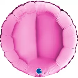 Nafukovací balónik guľatý 46 cm ružový - Grabo