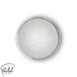 Dekoratívna prášková perleťová farba Fractal - Pearl White (3,5 g) - dortis