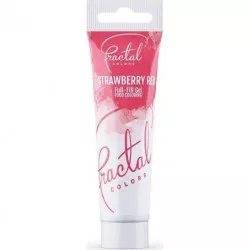 Gelová farba Fractal - Strawberry Red (30 g) 6191 - dortis