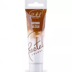 Gélová farba Fractal - Brown (30 g) 6260 - dortis