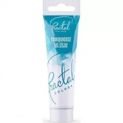 Gélová farba Fractal - Turquoise (30 g) 6262 - dortis