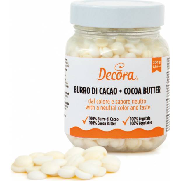 Kakaové maslo v jadierkach 160g - Decora