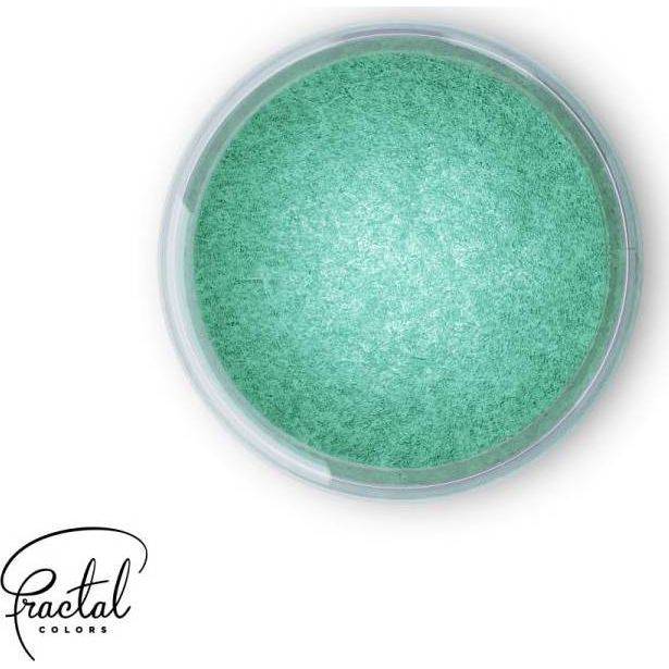 Dekoračná prášková perleťová farba Fractal - Aurora Green (2 g) - dortis