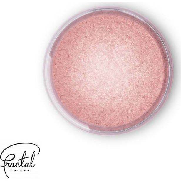 Dekoračná prášková perleťová farba Fractal - Dream Rose (2,5 g) - dortis