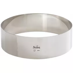 Cukrárenský prsten špeciálny nerezový okrúhly 22x6 cm - Decora