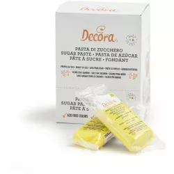 Potahovacia hmota 100 g žltá - Decora