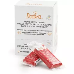 Potahovacia hmota 100 g červená - Decora