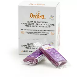 Potahovacia hmota 100 g fialová - Decora