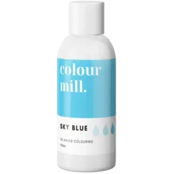 Olejová farba 100 ml vysoko koncentrovaná modrá obloha - Sky blue - colour mill
