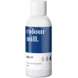 Olejová farba 100 ml vysoko koncentrovaná námorní modrá - Navy - colour mill