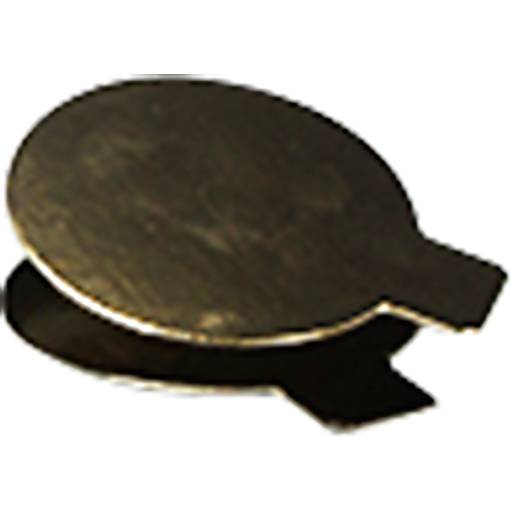 Podložka zlato-čierna okrúhla na minidezert 8 cm 1 ks