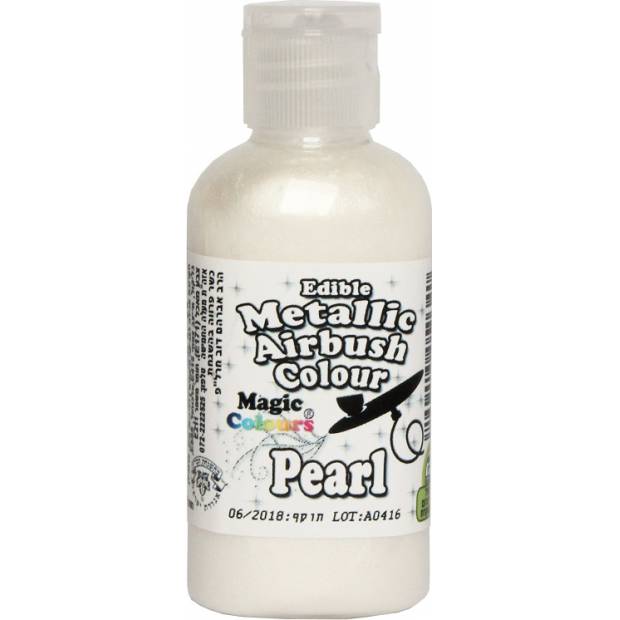 Airbrush farba perleťová 55 ml Pearl White