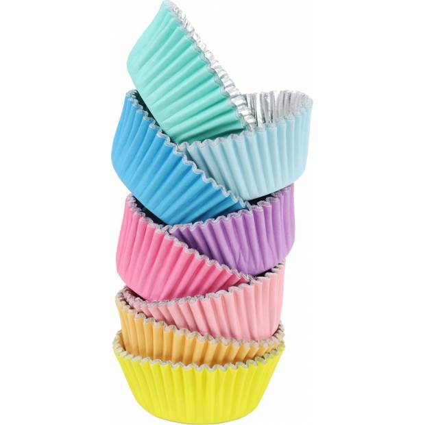Košíčky na cupcake farebné 100 ks