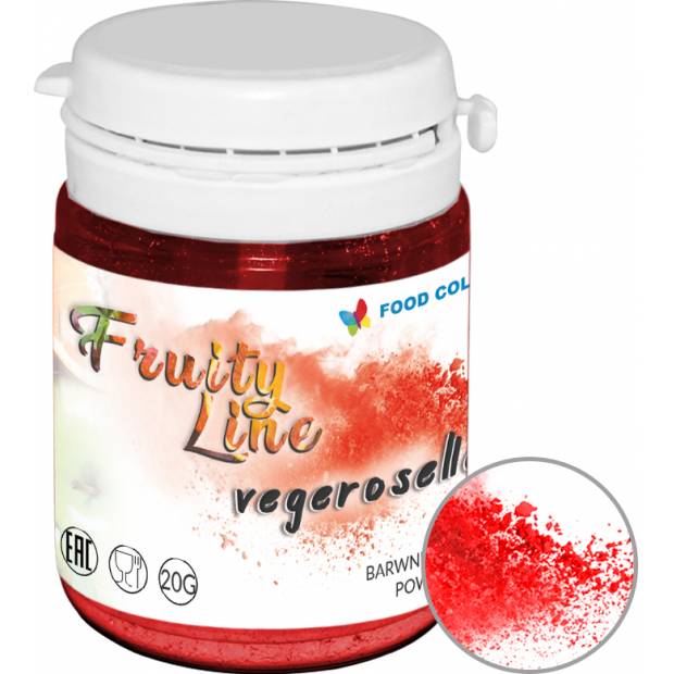 Prírodná prášková farba Food Colours FruityLine (20 g) Vegeroselle WS-PN-021 dortis