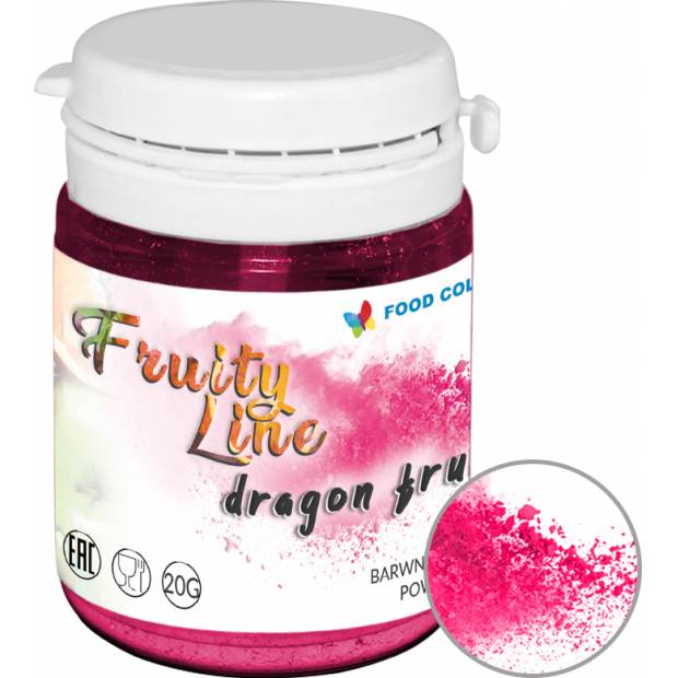 Prírodná prášková farba Food Colours FruityLine (20 g) Dragon Fruit WS-PN-026 dortis