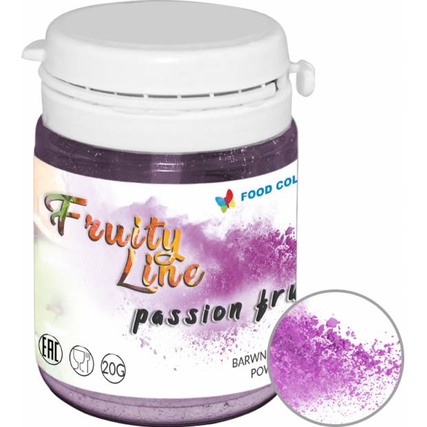 Prírodná prášková farba Food Colours FruityLine (20 g) Passion Fruit WS-PN-036 dortis