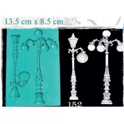 Silikónová forma pouličná lampa stará - Galias Moulds