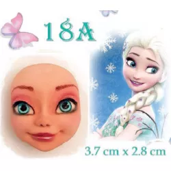 Silikónová forma tváre Elsa Frozen - Galias Moulds