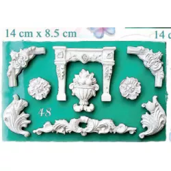 Siliconová forma ornamenty - Galias Moulds