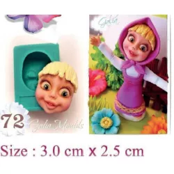 Silikónová forma tváre Máša - Galias Moulds