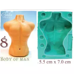 Silikónová forma telo muža - Galias Moulds