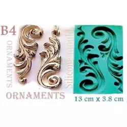 Silikónová forma ornamentu - Galias Moulds