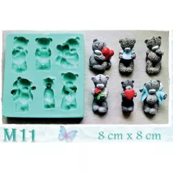Silikónová forma medvedíci - Galias Moulds