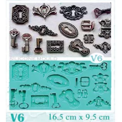 Silikónová forma kľúča a zámkov - Galias Moulds