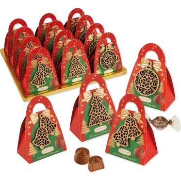 Čokoládové pralinky vo vianočnom balení 45g - Gunthart
