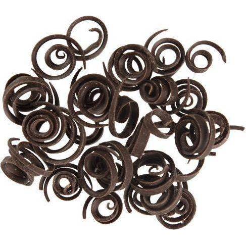 Čokoládová dekorácia Frizz spirals tmavá (1,2 kg) - dortis
