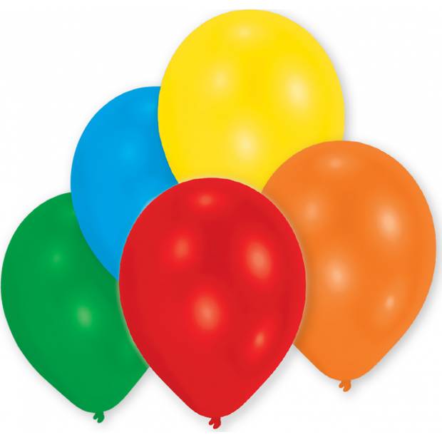 Latexové balóniky farebné 50 ks 27,5 cm
