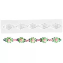 Silicone form flower edge 200x11mm - Silikomart