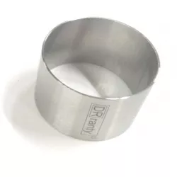 Nerezová forma Patisse priemer 7,5 cm, výška 5 cm - DR ranty