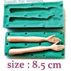 Silikónová forma ruky ženy - Galias Moulds