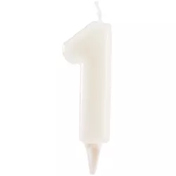 Sviečka na tortu číslo 1 svietiaca v tme 6 cm - Dekora