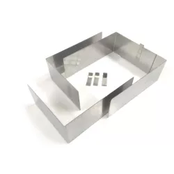 Nastaviteľná štvorhranná stredná forma (výška 8 cm) - DR ranty
