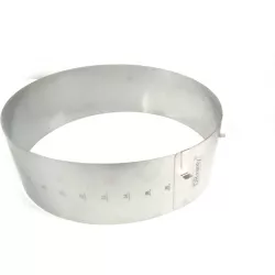 Nastaviteľná forma kruhová 26-36cm (výška 12cm) - DR ranty